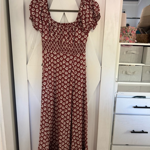 Rylee + Cru Burgundy Floral Dress is available for purchase on au PAY  Market - Imported Goods Online Store Co.Ltd. | au PAY Market - Online  Shopping Site